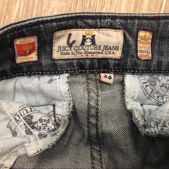 Juicy couture denim shorts 26 sailor style - Picture 5 of 5